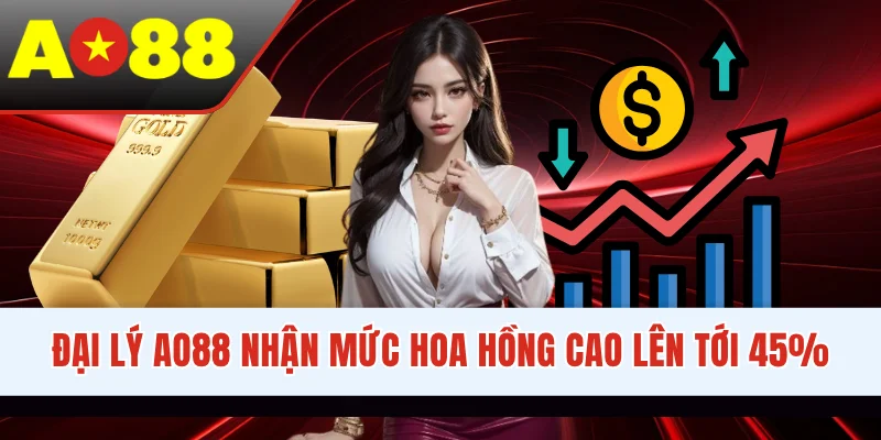 Đại lý AO88 nhận mức hoa hồng cao lên tới 45%